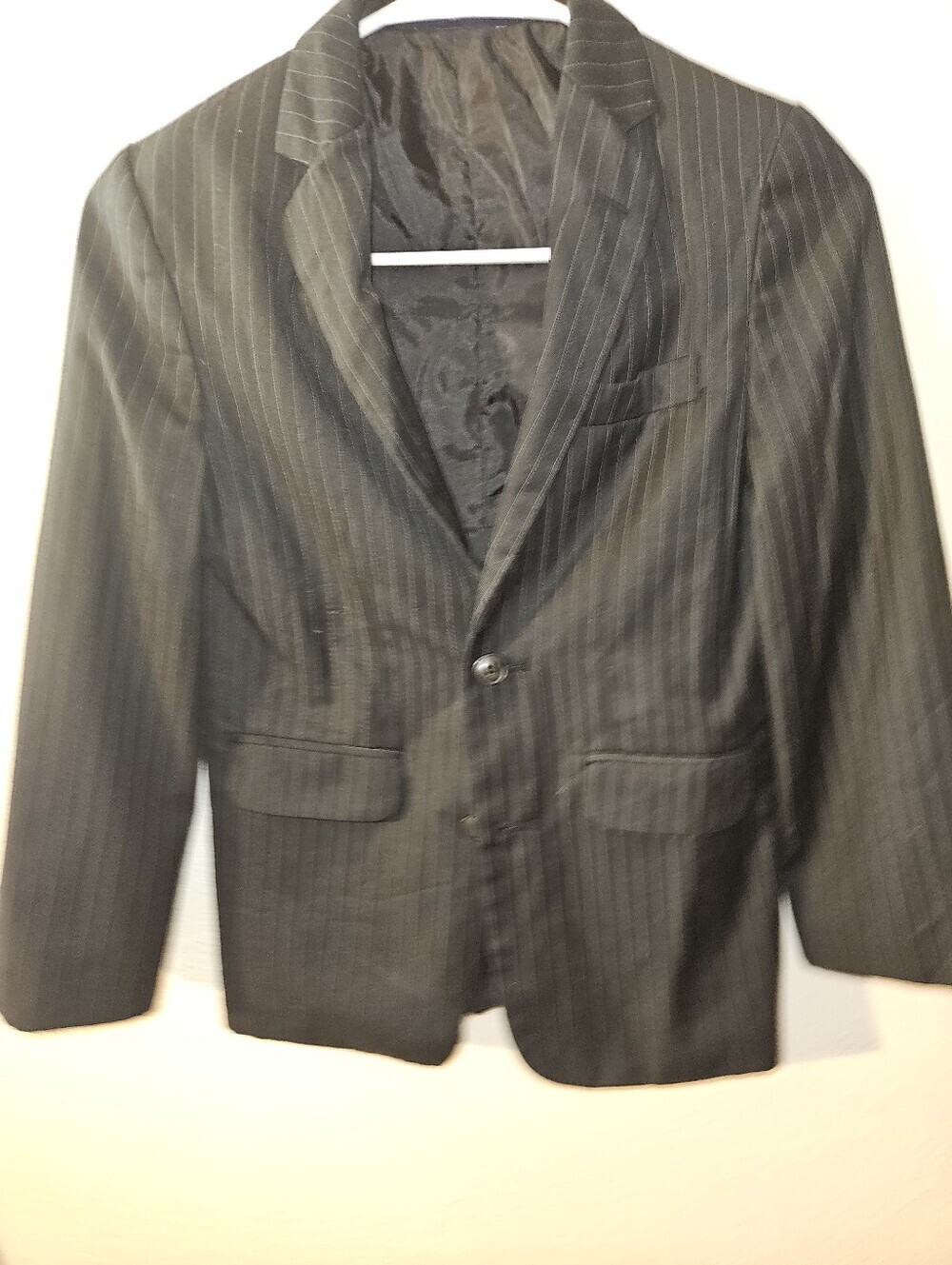 Chaps Boys Striped Suit Jacket Size 10 Reg